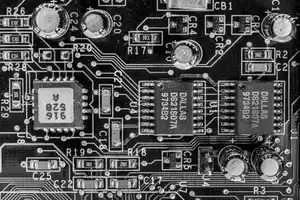 Nahaufnahme einer Platine