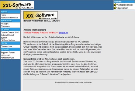Screenshot XXL-Software